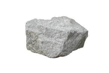 stones isolated on white background.Big granite rock stone.rock stone isolated on white background - obrazy, fototapety, plakaty