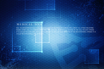 2D illustration medical structure background
