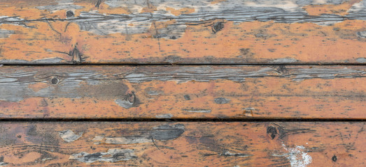 Brownish Old Weathered Horizontal Wooden Panels