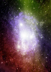galaxy in a free space