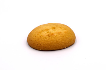 A small brown cookie image on a separate white background.
