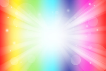 rainbow on blur and light abstract background, rainbow and blur background