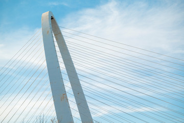Obraz premium BEIJING, CHINA - DECEMBER 25, 2018: Tianjin cityscape, beautiful Bridge, Building in Tianjin , China
