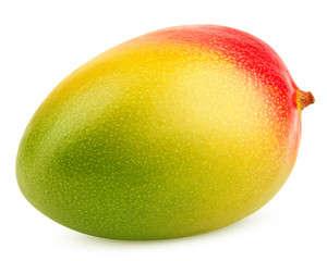 mango isolated on white background, clipping path, full depth of field