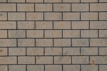 Brown wall and concrete texture for pattern abstract background.