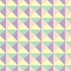 Abstract seamless pattern with squares and triangles. Colorful vector background EPS10