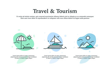 Travel And Tourism Icon Concept