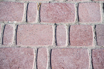 Natural background of paving tiles.