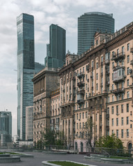 Fototapeta na wymiar Moscow city International Business Center, Ruaaia