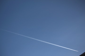 airplane in the sky
