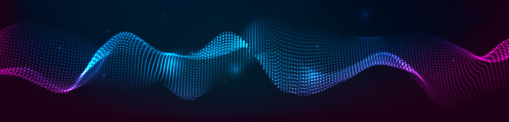 Music abstract background. Equalizer for music, showing sound waves with musical waves, the concept of a music equalizer vector.