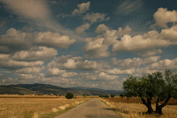 Cielo de España en verano