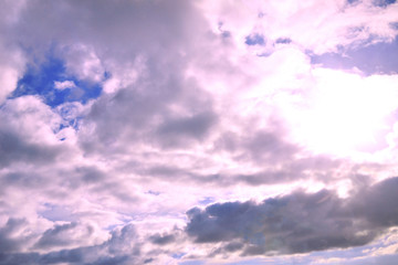 Obraz premium blue sky with clouds