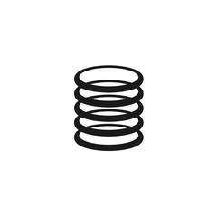 Design of shock absorber icon