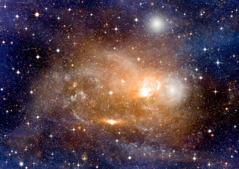 Obraz premium galaxy in a free space