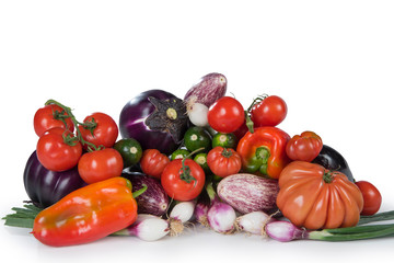 mucchio di verdura di stagione