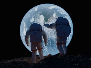 Group of astronauts © Kovalenko I