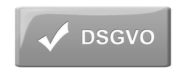 DSGVO - Symbol Button