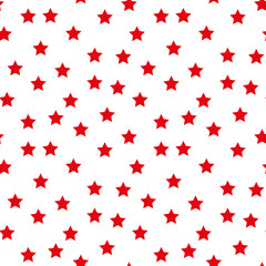 Light Red vector seamless pattern with christmas stars. Modern geometrical abstract illustration with stars. The pattern can be used for websites.