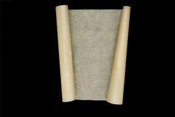 Craft beige scroll paper