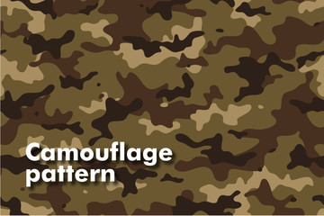 Military camouflage seamless pattern