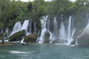 CASCADA KRAVICA WATERFALL BOSNIA -