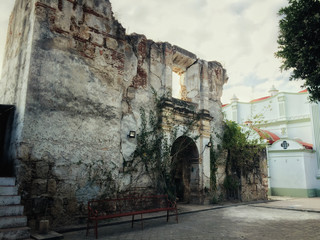 Fachada templo abandonado cuixtla oaxaca