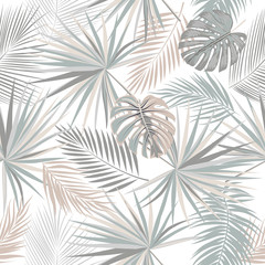 Vector tropical seamless pattern