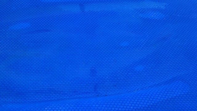 swimming pool wrap bubbles background hd footage nobody wave