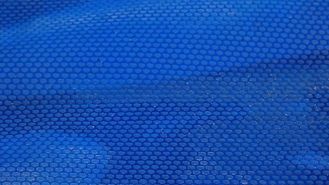 swimming pool wrap bubbles background hd footage nobody wave