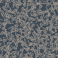 Urban camouflage of various shades of beige, grey and blue colors