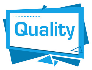 Quality Blue Squares Triangles Text 