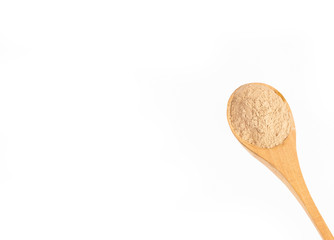 Amla powder - Phyllanthus emblica. Top view