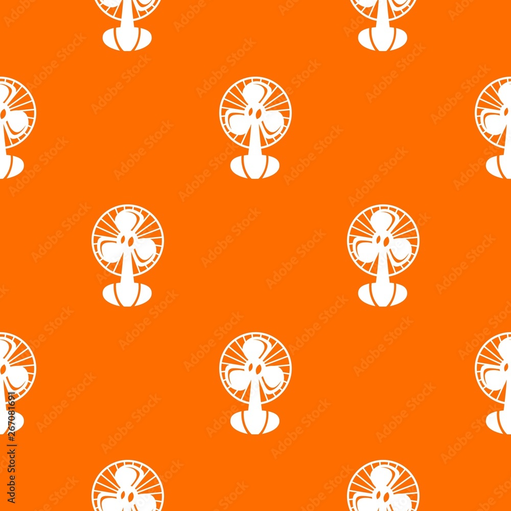 Poster fan pattern vector orange for any web design best