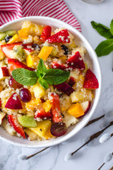 Fruit salad with Quinoa