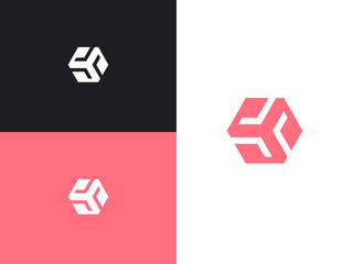 Simple logo design template. Universal vector icon