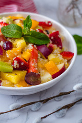 Fruit salad with Quinoa