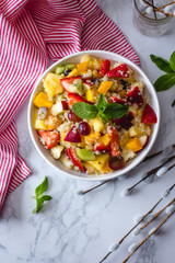 Fruit salad with Quinoa