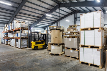 autoloader in a modern warehouse