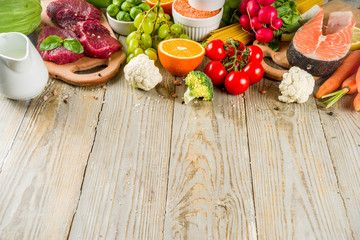 Flexitarian diet background