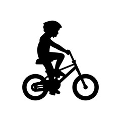 Fototapeta na wymiar Girl riding bike. isolated on white background