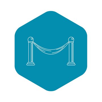 recommend clip art: Barrier icon. Outline illustration of barrier vector icon for web