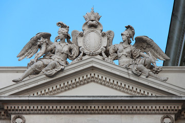 Obraz premium theater (burgtheater) in vienna (austria)
