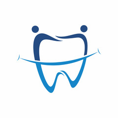 Dental care & Dentist Clinic Vector Logo Icon Template