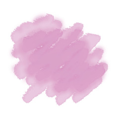 Pink watercolor stain with wash. Watercolor texture for Valentine's day or wedding ceremony