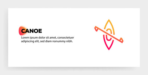 CANOE ICON CONCEPT