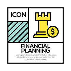 FINANCIAL PLANNING ICON CONCEPT