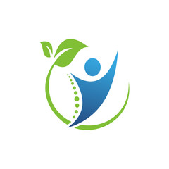Health people nature logo and symbols
