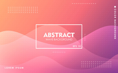 Pink rose liquid color background. Dynamic textured geometric element design with dots decoration. Modern gradient light vector illustration.