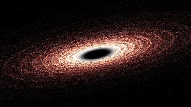 Black hole at the centre of our universe.